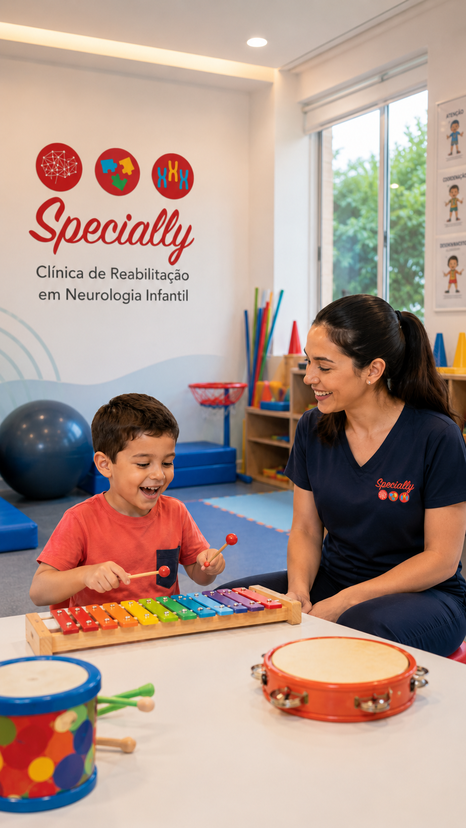 Atendimento infantil para TDAH na clínica Specially